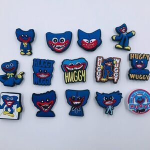 14pc Huggy Wuggy Shoe Charms - Poppy's Playtime Anime Croc Accessories